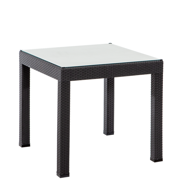 Rattan 80x80 | Camlı